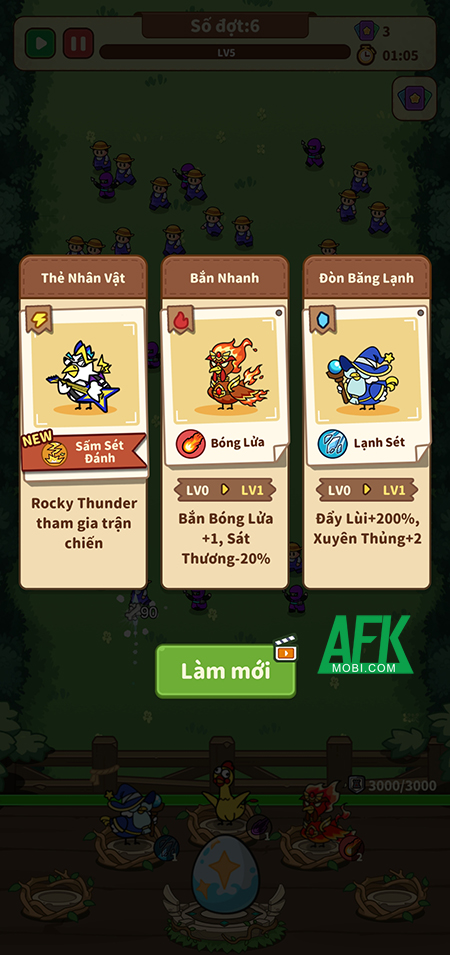 Egg Defense giao game thủ nhiệm vụ bảo vệ quả trứng trước bọn nông dân 1