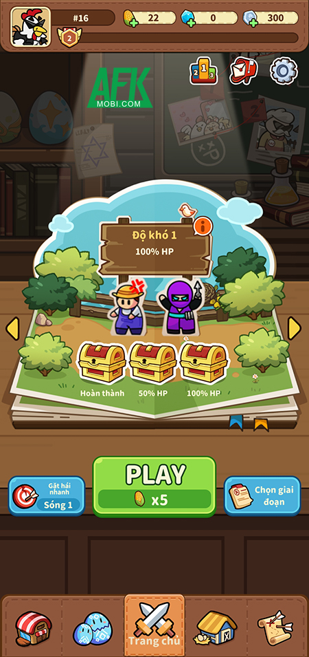 Egg Defense giao game thủ nhiệm vụ bảo vệ quả trứng trước bọn nông dân 3