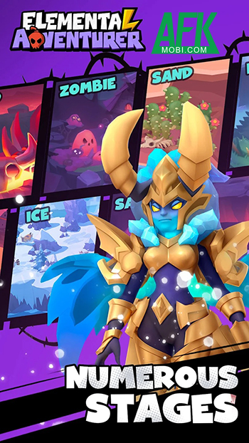 Chiến đấu sinh tồn và phiêu lưu qua các vùng đất khác nhau trong Elemental Adventurer 3 Chiến đấu sinh tồn và phiêu lưu qua các vùng đất khác nhau trong Elemental Adventurer 3