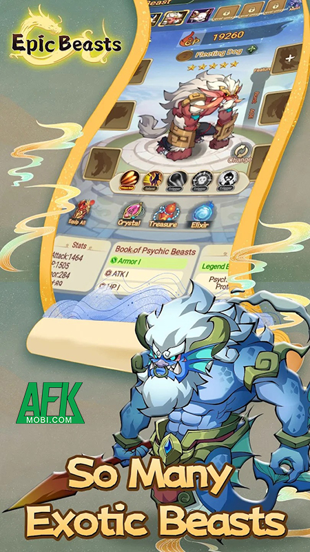 Xây dựng đội yêu thú của bạn trong game chiến thuật Epic Beasts: Idle RPG 2 Xây dựng đội yêu thú của bạn trong game chiến thuật Epic Beasts: Idle RPG 2