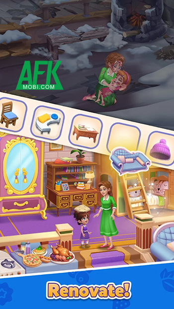 Trợ giúp những nhân vật khốn khổ trong game giải đố Family Life: Match Story 3 Trợ giúp những nhân vật khốn khổ trong game giải đố Family Life: Match Story 3