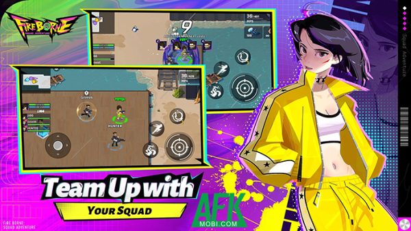 Lập đội tấn công càn quét hòn đảo của bọn cướp biển trong Fireborne: Squad Adventure afkmobi firebornesquadadventure 1jpg