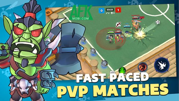 Footblitz: Eternals Unleashed biến sân bóng trở thành một chiến trường afkmobi footblitz 1jpg