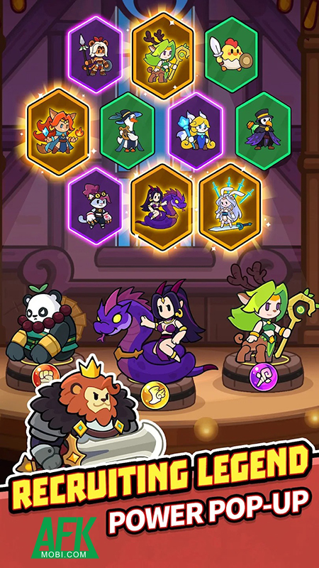 Dẫn dắt các chiến binh động vật bảo vệ khu rừng trong Forest Legend: Idle RPG 1 Dẫn dắt các chiến binh động vật bảo vệ khu rừng trong Forest Legend: Idle RPG 1