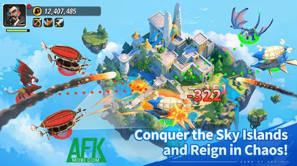 Game of Sky trò chơi mô phỏng chiến thuật trực tuyến mới đến từ ông lớn IGG afkmobi gameofsky 1jpg