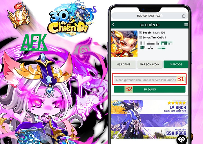 Tổng hợp gift code game 3Q Chiến Đi mới nhất trong tháng 0 Tổng hợp gift code game 3Q Chiến Đi mới nhất trong tháng 0