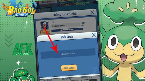 Tổng hợp gift code game Bảo Bối Origin mới nhất trong tháng afkmobi giftcodebaoboiorigin 1jpg