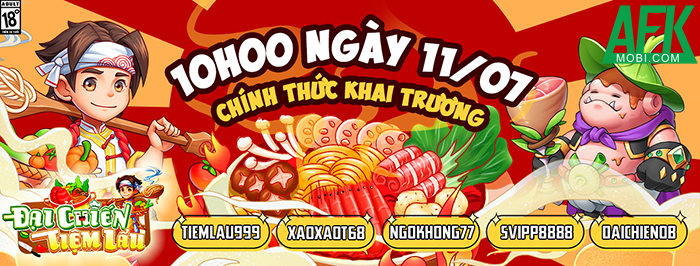 Tổng hợp gift code game Đại Chiến Tiệm Lẩu mới nhất trong tháng 0 Tổng hợp gift code game Đại Chiến Tiệm Lẩu mới nhất trong tháng 0