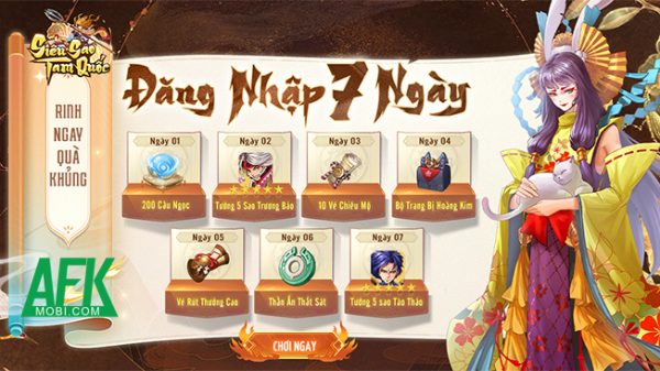 Tổng hợp gift code game Siêu Sao Tam Quốc mới nhất trong tháng afkmobi giftcodesieusaotamquoc 1 1jpg