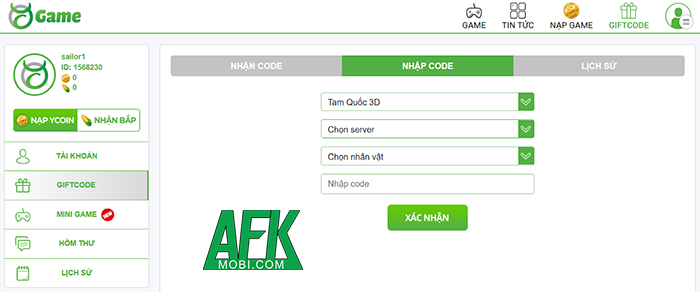 Tổng hợp gift code game Tam Quốc 3D mới nhất trong tháng 0 Tổng hợp gift code game Tam Quốc 3D mới nhất trong tháng 0