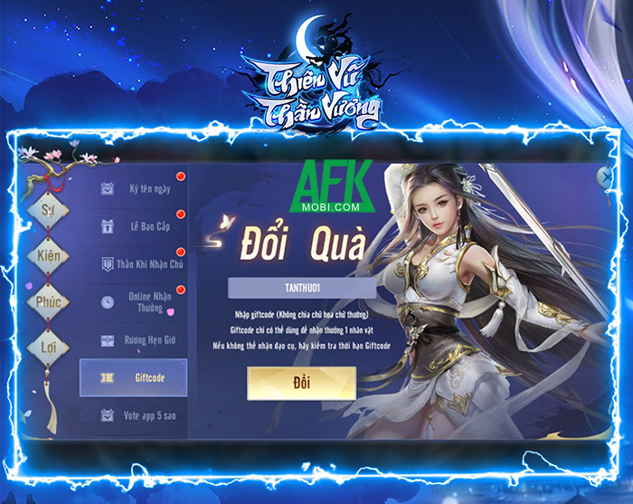 Tổng hợp gift code game Thiên Vũ Thần Vương VGP mới nhất trong tháng 0 Tổng hợp gift code game Thiên Vũ Thần Vương VGP mới nhất trong tháng 0