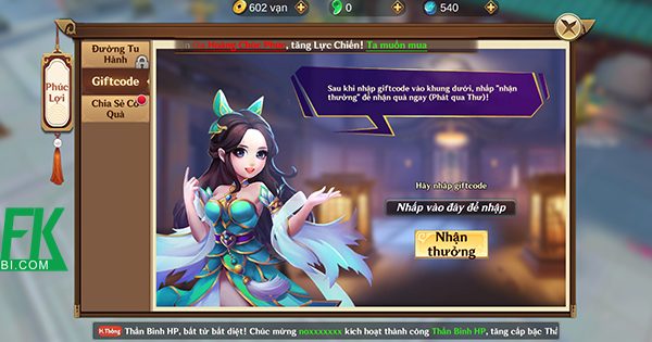 Tổng hợp gift code game Tru Tiên Quyết – Tuyệt Thế Tiên Giới mới nhất trong tháng afkmobi giftcodetrutienquyet 1