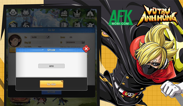 Tổng hợp gift code game Vũ Trụ Anh Hùng mới nhất trong tháng 0 Tổng hợp gift code game Vũ Trụ Anh Hùng mới nhất trong tháng 0