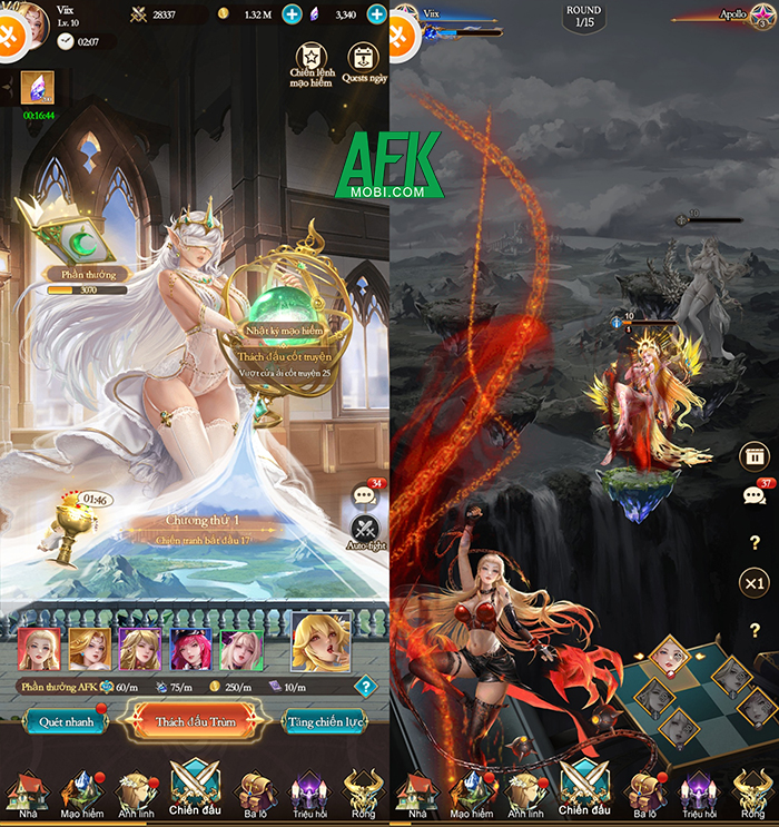 Top 6 game đấu tướng chiến thuật cho phép bạn triệu hồi ra các nữ thần xinh đẹp để chiến đấu 5