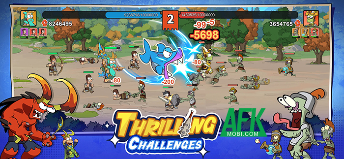 Gods Riot game casual mô phỏng với phong cách đồ họa của The Simpsons 4 Gods Riot game casual mô phỏng với phong cách đồ họa của The Simpsons 4