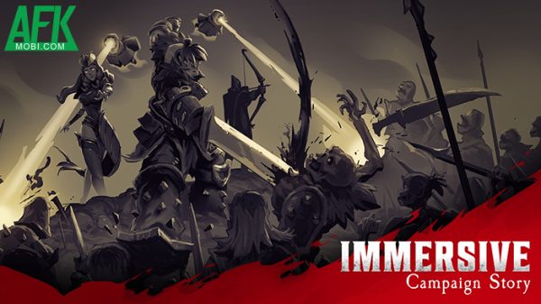 Chống lại thế lực tà ác cổ xưa trong game chiến thuật nhập vai Grimguard Tactics: Fantasy RPG afkmobi grimguardtactics 1jpg