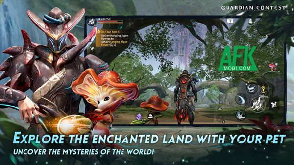 Guardian Contest game MMORPG với một thế giới tràn ngập những trận chiến và những thử thách afkmobi guardiancontest 1jpg
