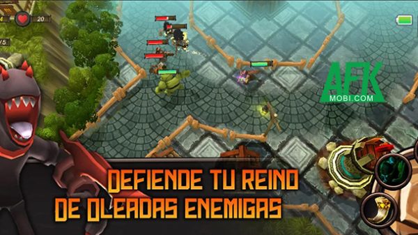 Guardians Keep – Tower Defense game phòng thủ tháp với phong cách đồ họa của Warcraft III afkmobi guardianskeep 1jpg