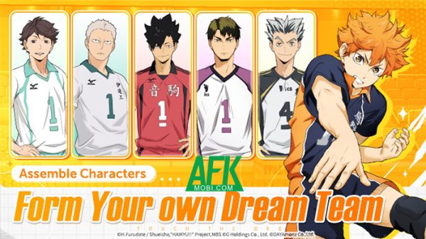 Haikyu Touch The Dream game thể thao lấy chủ đề từ Vua Bóng Chuyền Haikyu afkmobi haikyutouchthedream 1jpg
