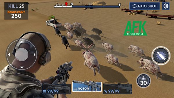 Heli Hog Hunt – Sniper Game mời game thủ trở thành một thợ săn thú đỉnh cao afkmobi helihoghunt 1jpg