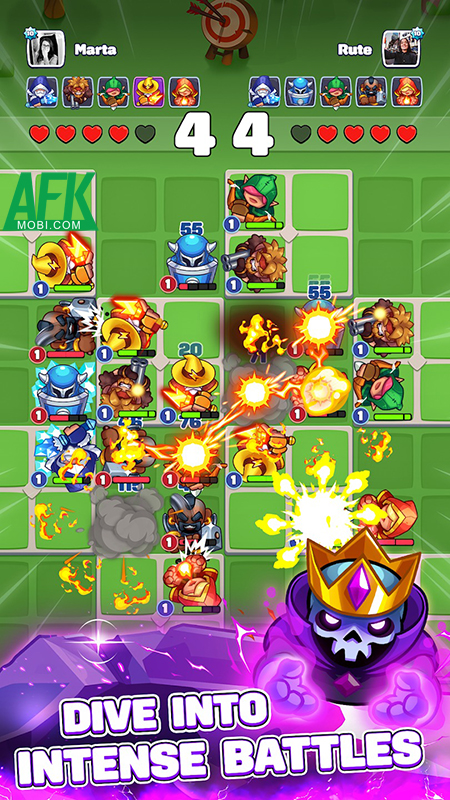 Hero Tactics: 2 Player Game với lối chơi cờ tự động theo hướng độc đáo 1 Hero Tactics: 2 Player Game với lối chơi cờ tự động theo hướng độc đáo 1