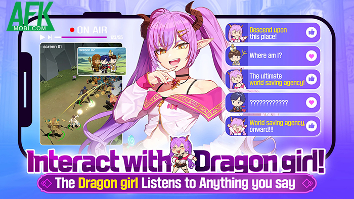 Cùng công chúa rồng lười biếng cứu lấy thế giới trong Idle Dragon Princess: AFK RPG 0