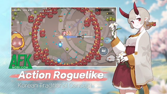 IMAE Guardian Girl game hành động sinh tồn roguelike đơn giản có nét đồ họa ngộ nghĩnh 0