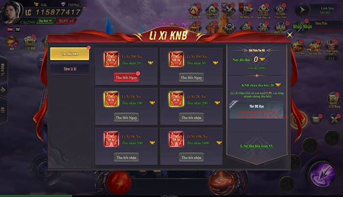 Game nhập vai Kiếm Vũ CMN tung teaser hé lộ chuỗi quà tặng trị giá lên đến 100 triệu 13 Game nhập vai Kiếm Vũ CMN tung teaser hé lộ chuỗi quà tặng trị giá lên đến 100 triệu 13