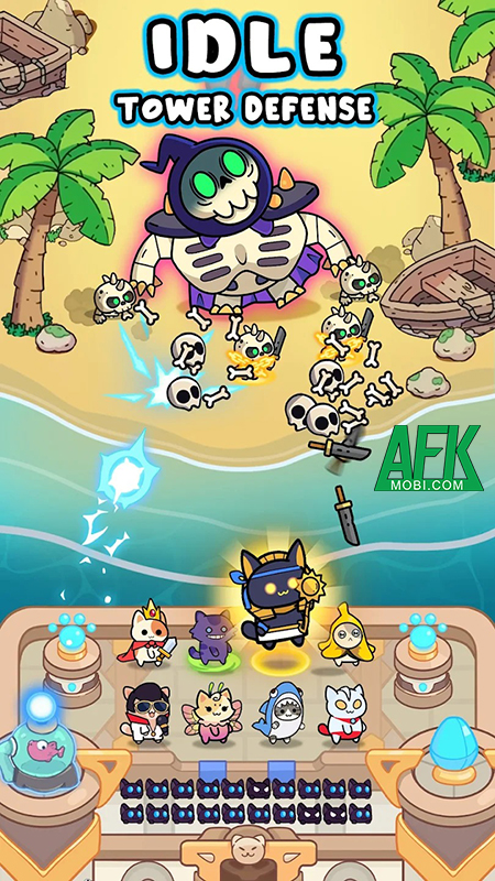 Cùng các chú mèo dễ thương phòng thủ trước các đợt kẻ thù trong Kitty Keep 0 Cùng các chú mèo dễ thương phòng thủ trước các đợt kẻ thù trong Kitty Keep 0