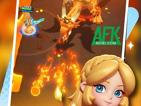 Hóa thân hiệp sĩ và chiến đấu tiêu diệt bọn quái vật ngoài hành tinh trong Knights Go! afkmobi knightgo 1jpg