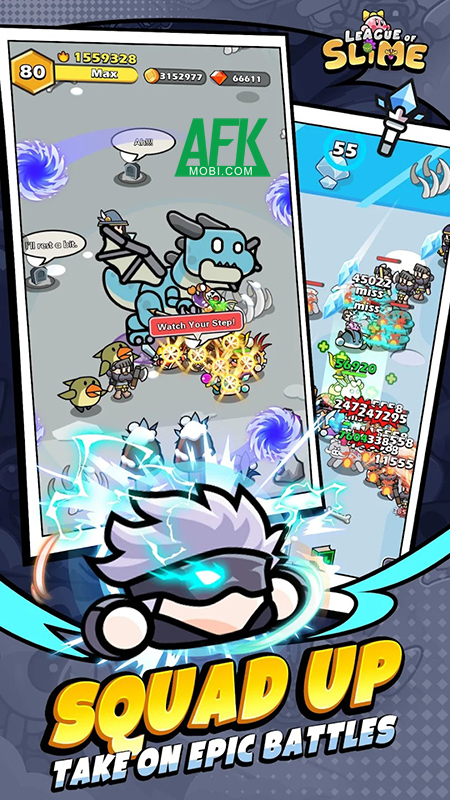 Dẫn dắt đội anh hùng Slime giải cứu công chúa Slime trong League of Slime: Idle RPG 2