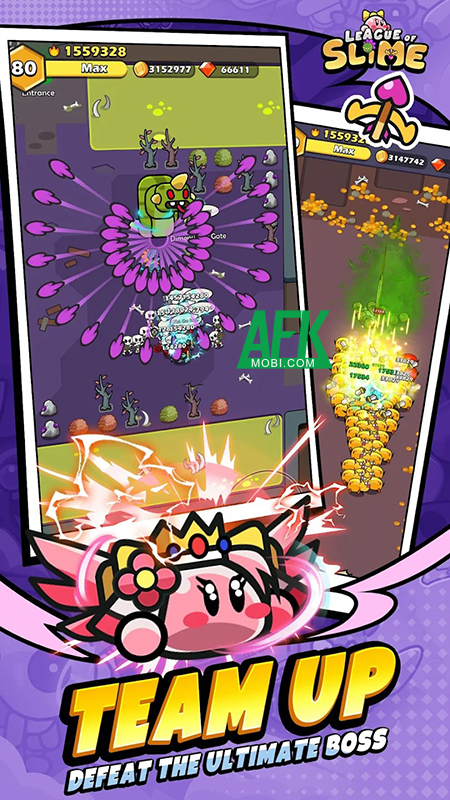 Dẫn dắt đội anh hùng Slime giải cứu công chúa Slime trong League of Slime: Idle RPG 3