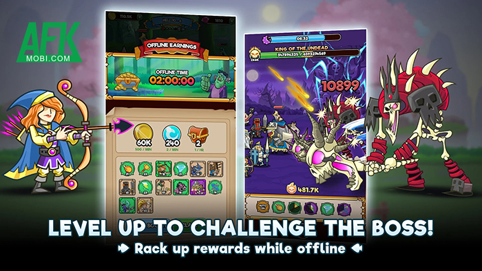 Xây dựng câu chuyện huyền thoại của một nhà vua trong Legend of the King: Idle RPG 3 Xây dựng câu chuyện huyền thoại của một nhà vua trong Legend of the King: Idle RPG 3