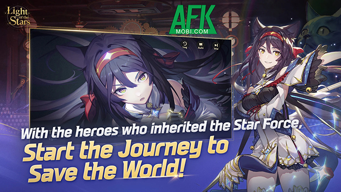 Dẫn dắt các người kế vị của các chòm sao cứu lấy thế giới trong Light of the Stars 1