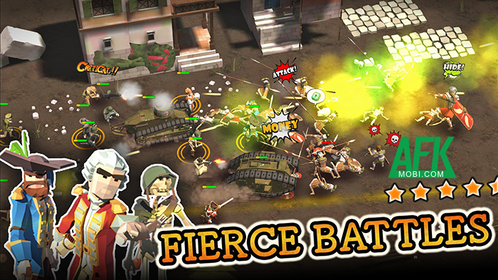 Gầy dựng đội quân của bạn từ binh lính Trung Cổ đến thời hiện đại trong game Military War 1 Gầy dựng đội quân của bạn từ binh lính Trung Cổ đến thời hiện đại trong game Military War 1