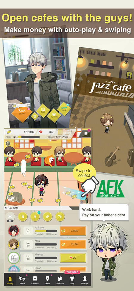 Million Dollar Boys: OtomeGame mời người chơi mở quán cà phê cùng các anh chàng đẹp trai 2 Million Dollar Boys: OtomeGame mời người chơi mở quán cà phê cùng các anh chàng đẹp trai 2