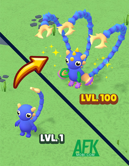 Phát triển con quái vật của bạn qua việc săn các loài sinh vật khác với game Monco 2 Phát triển con quái vật của bạn qua việc săn các loài sinh vật khác với game Monco 2