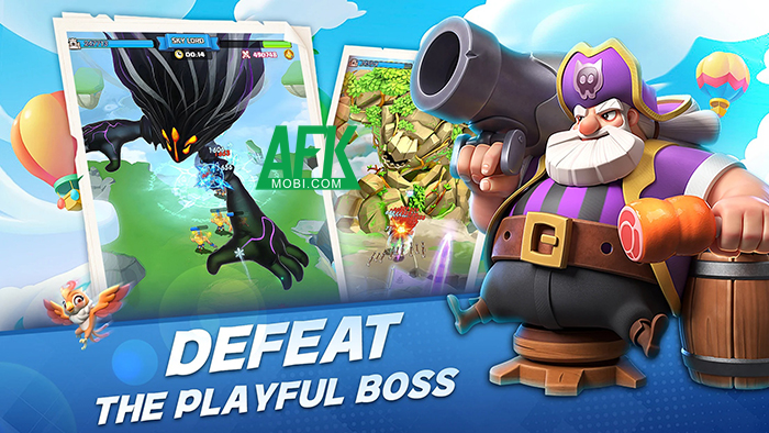 Bảo vệ vương quốc trước các đợt tấn công của quái vật trong Monster GO! 1