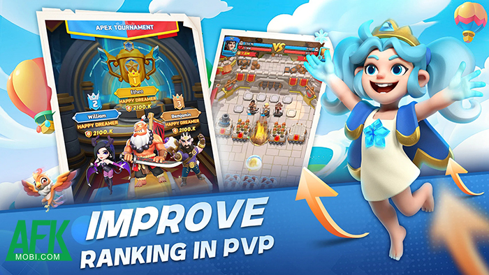 Bảo vệ vương quốc trước các đợt tấn công của quái vật trong Monster GO! 3