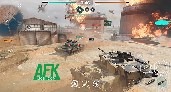 MWT: Tank Battles game PvP trực tuyến cho bạn điều khiển xe tăng để chiến đấu afkmobi mwttankbattles 1jpg