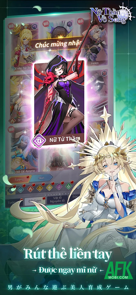 Game chiến thuật thẻ tướng Nữ Thần Vô Song về Việt Nam 1 Game chiến thuật thẻ tướng Nữ Thần Vô Song về Việt Nam 1