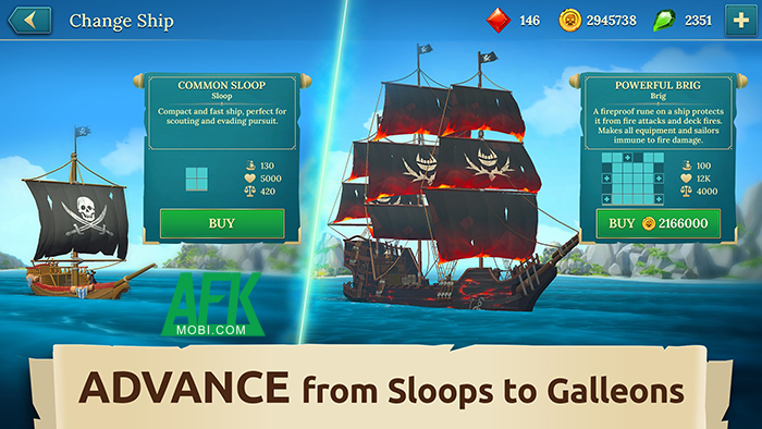 Trở thành thuyền trưởng của một con tàu cướp biển trong game Pirate Ships: Build and Fight 1 Trở thành thuyền trưởng của một con tàu cướp biển trong game Pirate Ships: Build and Fight 1