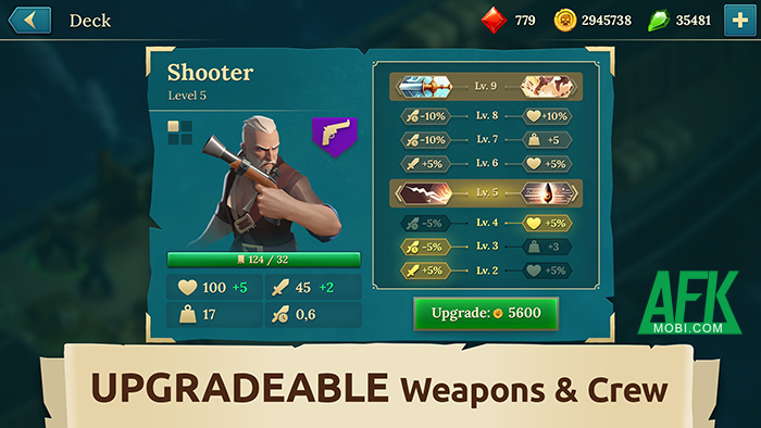 Trở thành thuyền trưởng của một con tàu cướp biển trong game Pirate Ships: Build and Fight 2 Trở thành thuyền trưởng của một con tàu cướp biển trong game Pirate Ships: Build and Fight 2