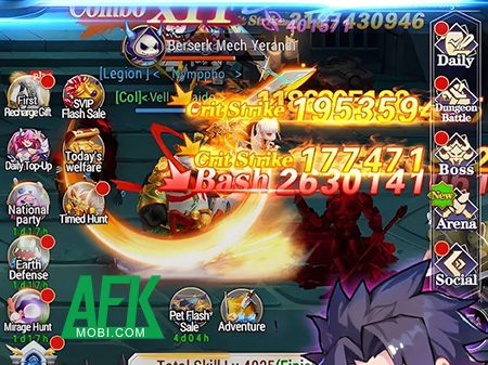 Pocket Warriors: Idle RPG game nhập vai nhàn rỗi cho bạn phát triển chiến binh của mình afkmobi pocketwarrioridlerpg 1jpg