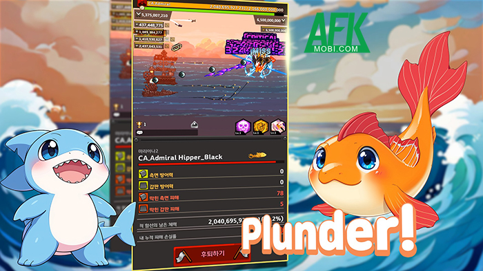 Phát triển chiếc tàu chiến tiêu diệt những con quái vật biển với game idle Raising Ships 2