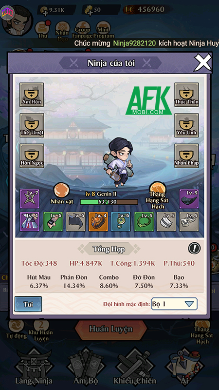 Ninja Tiến Lên game nhập vai nhẫn giả đơn giản cho những game thủ thường bận rộn 2