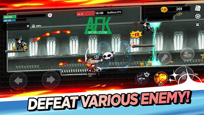 Điều khiển khô lâu thần chết vượt các tầng thử thách trong Rogue Lite: Hero Evolve Legacy 0