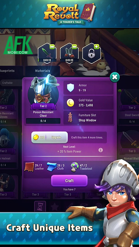 Trở thành chủ cửa hàng trang bị thời Trung Cổ trong Royal Revolt: A Trader's Tale 3 Trở thành chủ cửa hàng trang bị thời Trung Cổ trong Royal Revolt: A Trader's Tale 3