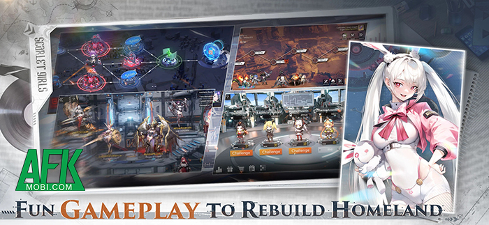 Dẫn dắt các nữ chiến binh chibi chiến đấu chống lại những sinh vật máy móc trong Scarlet Girls 0 Dẫn dắt các nữ chiến binh chibi chiến đấu chống lại những sinh vật máy móc trong Scarlet Girls 0