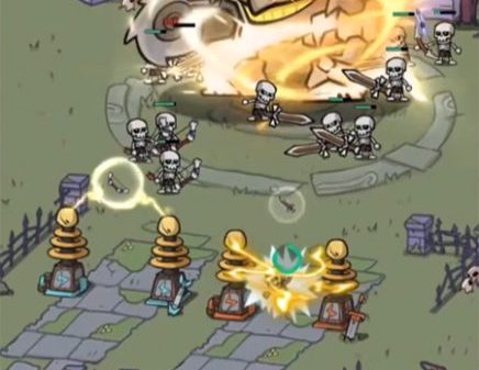 Skeleton Legends game nhàn rỗi cho game thủ triệu tập các chiến binh khô lâu afkmobi skeletonlegends 1jpg